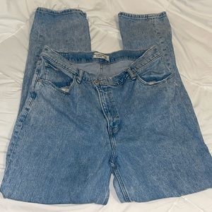 Abercrombie & Fitch curve long high waisted jeans